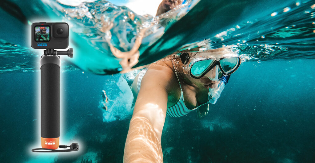 GoPro 自撮り棒 アクセサリー 海 水中
