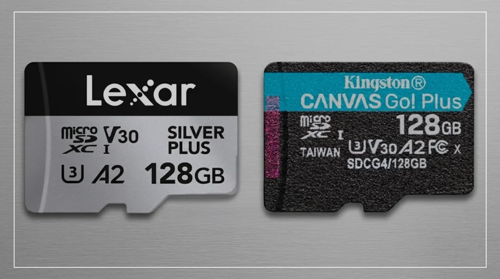 DJI Osmo Pocket 4公式推奨SDカード LexarとKingston