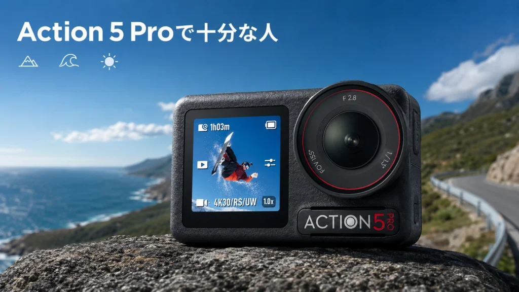 DJI Action5 購入 おすすめ